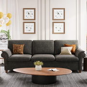 Sofa 89 Inch, Comfy Sofa Couch with USP Port, Extra Deep Seats Modern 3 Seater Sofa