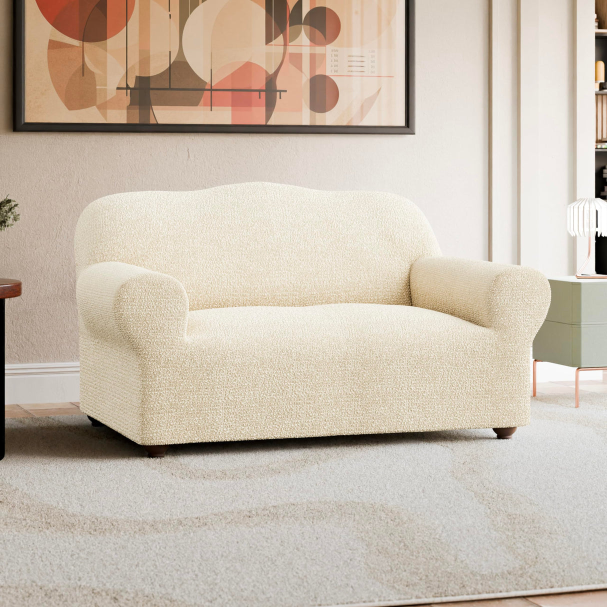 Mamma Mia Covers Loveseat Slipcover - Stretch Couch Cover - Cushion Love