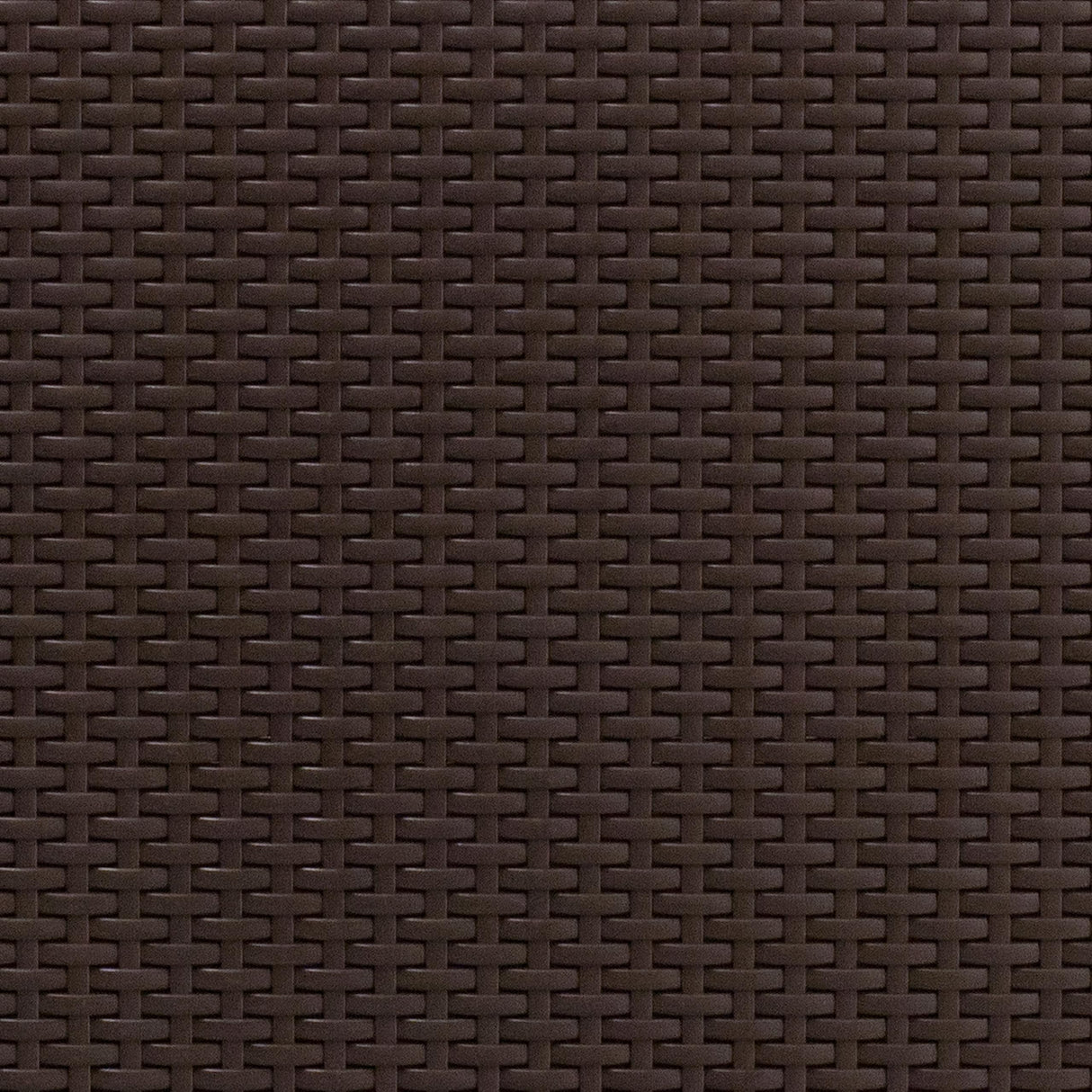 Flash Furniture Seneca Chocolate Brown Faux Rattan Sofa with All-Weather Beige Cushions