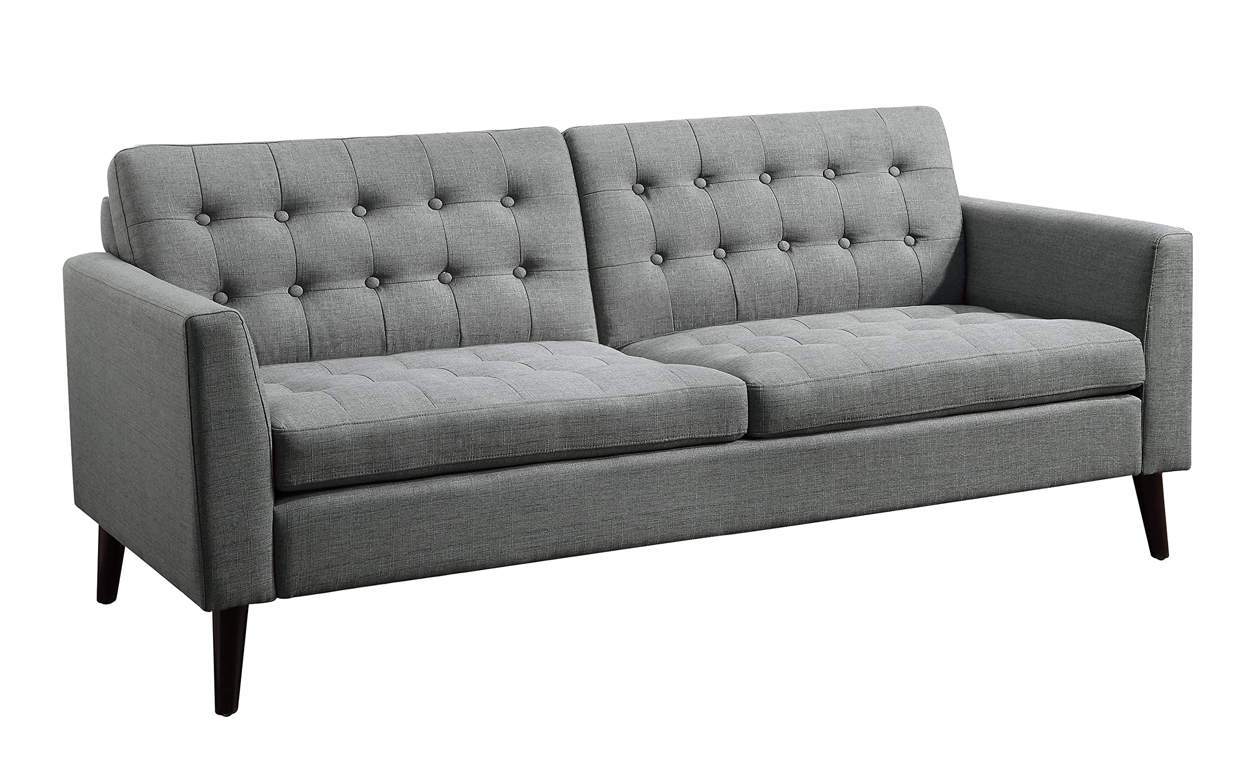 para Sofa Couch/Easy, Tool-Free Assembly, Soft Gray
