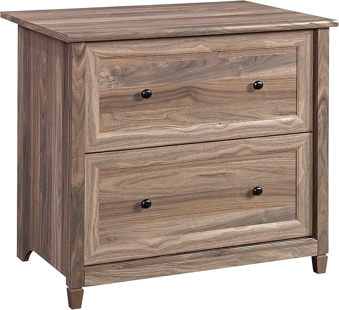 Edge Water 2 Drawer Lateral Filing Cabinet, Office File Cabinet, in Washed Walnut