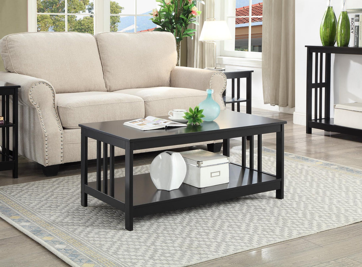 Mission Coffee Table, Black