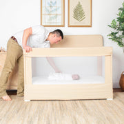 Lunaire Full Size Crib & Playard | Breathable Mesh Baby Crib | Tool-Free Assembly Baby Bed