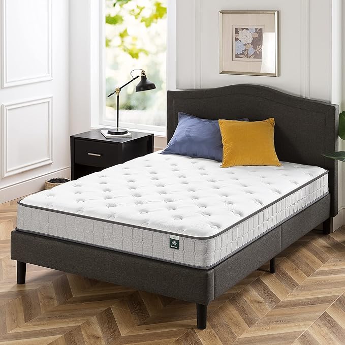 10 Inch Comfort Support Cooling Gel Hybrid Mattress, Queen, Tight Top Innerspring Mattress