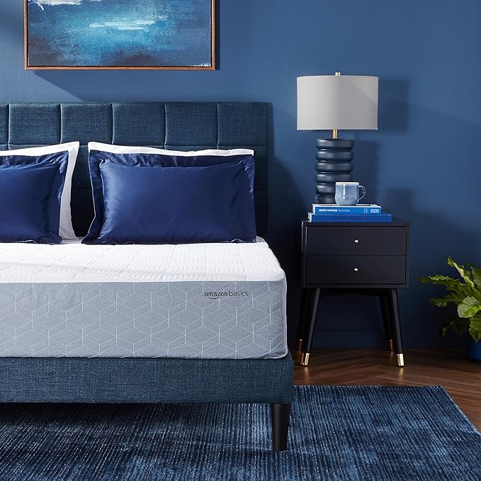 Gel Memory Foam Mattress, Medium Firm, Cooling, Twin Size Mattress, CertiPUR-US