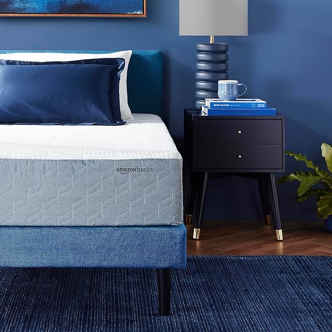 Gel Memory Foam Mattress, Medium Firm, Cooling, Twin Size Mattress, CertiPUR-US