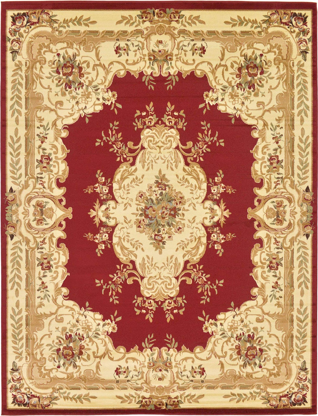 Versailles Collection Traditional Classic Medallion Motif Area Rug (10' 0 x 13' 0 Rectangular