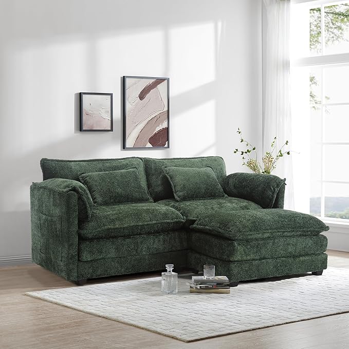 L Shaped Sectional Sofa Cloud Couch for Living Room