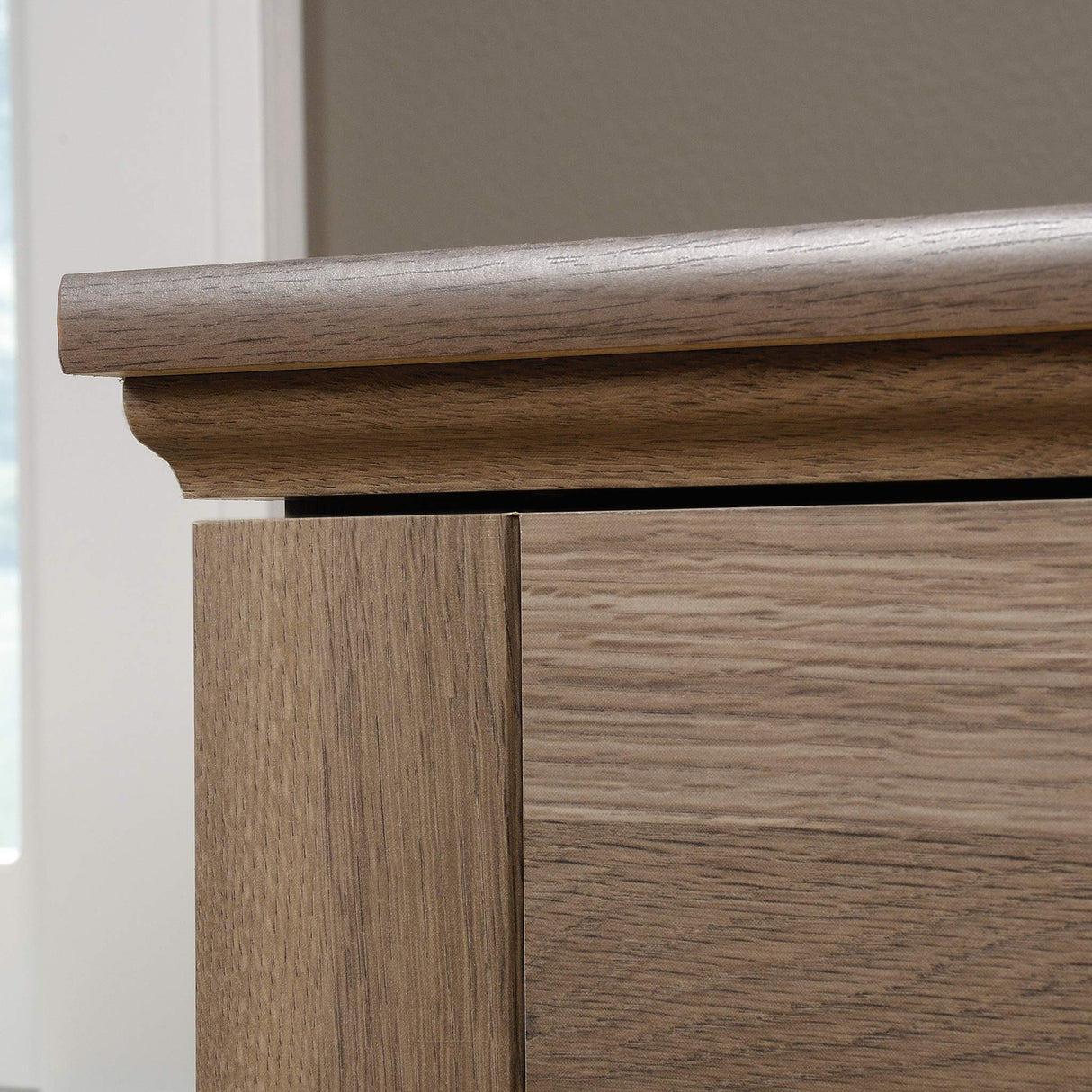 Harbor View Computer Desk, Salt Oak finish