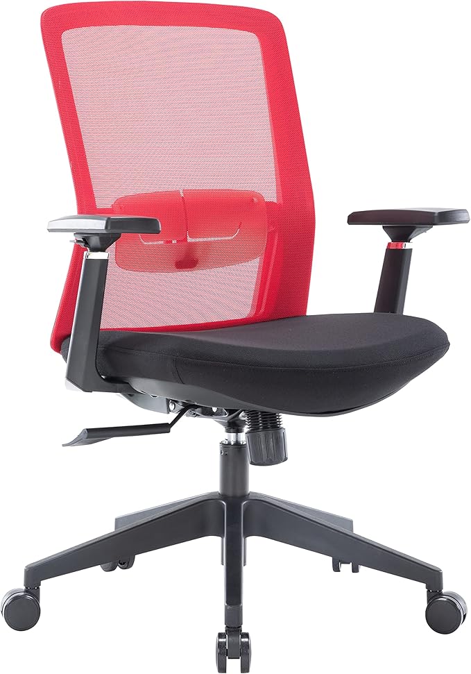 Ergonomic Office Chair Mid-Back Mesh Conference Chair Swivel Computer Chair