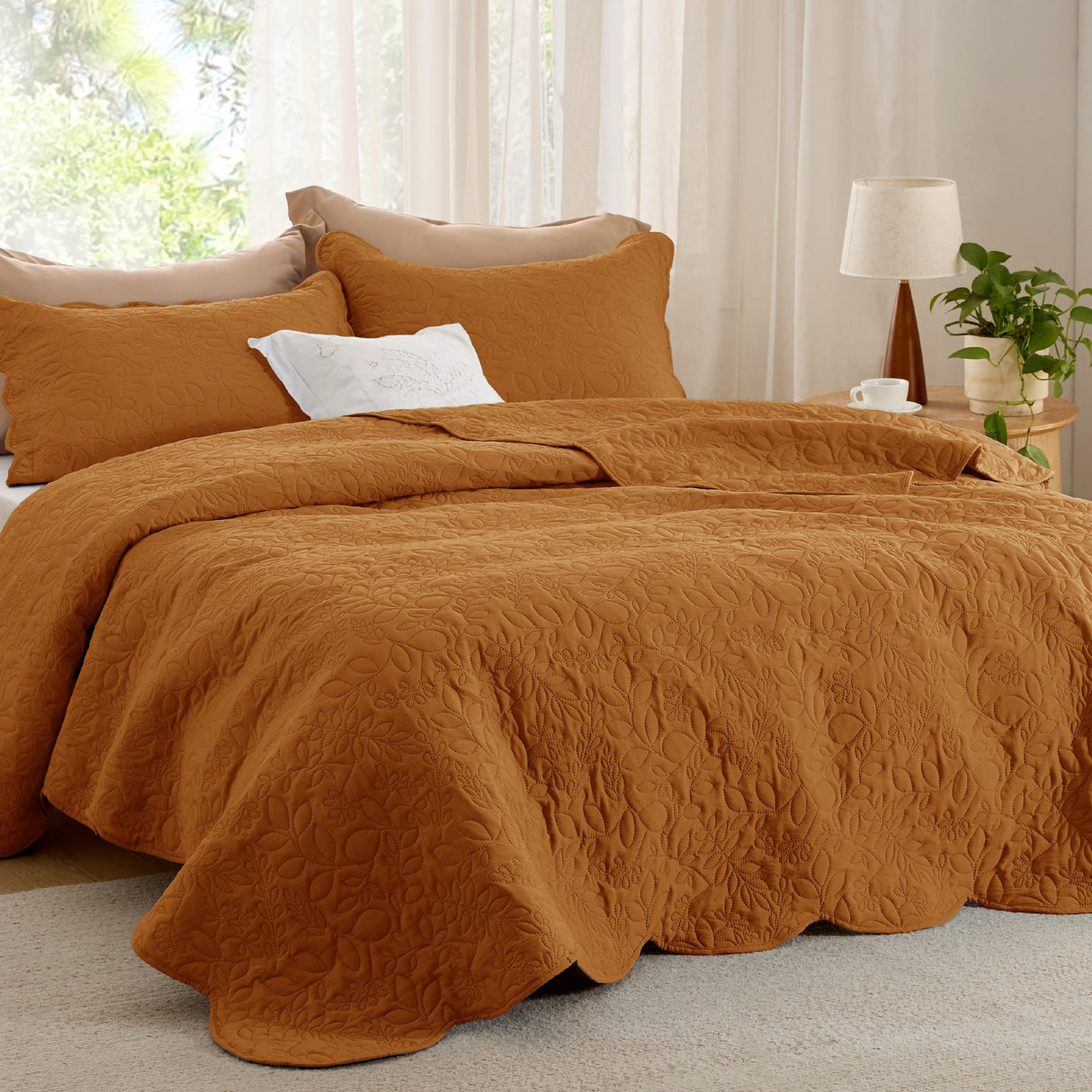 Queen Quilt Bedding Set - Pre-Washed Full/Queen Quilt Set