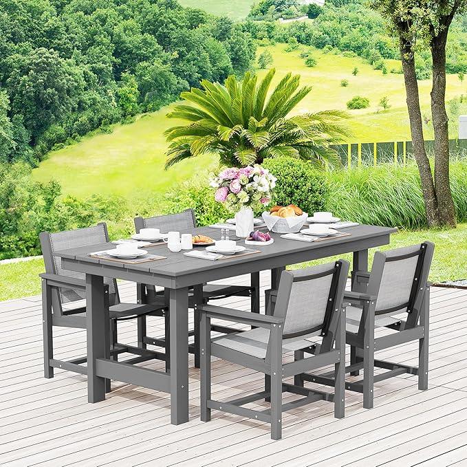 Patio Dining Set for 6, Outdoor Dining Sets for 6 Person