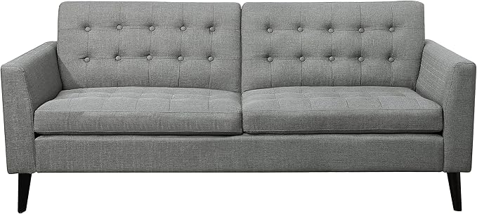 para Sofa Couch/Easy, Tool-Free Assembly, Soft Gray