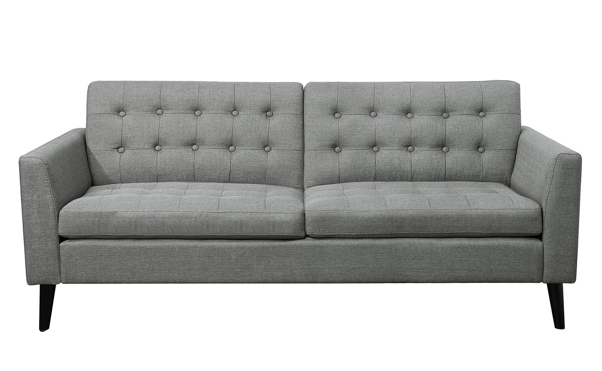 para Sofa Couch/Easy, Tool-Free Assembly, Soft Gray