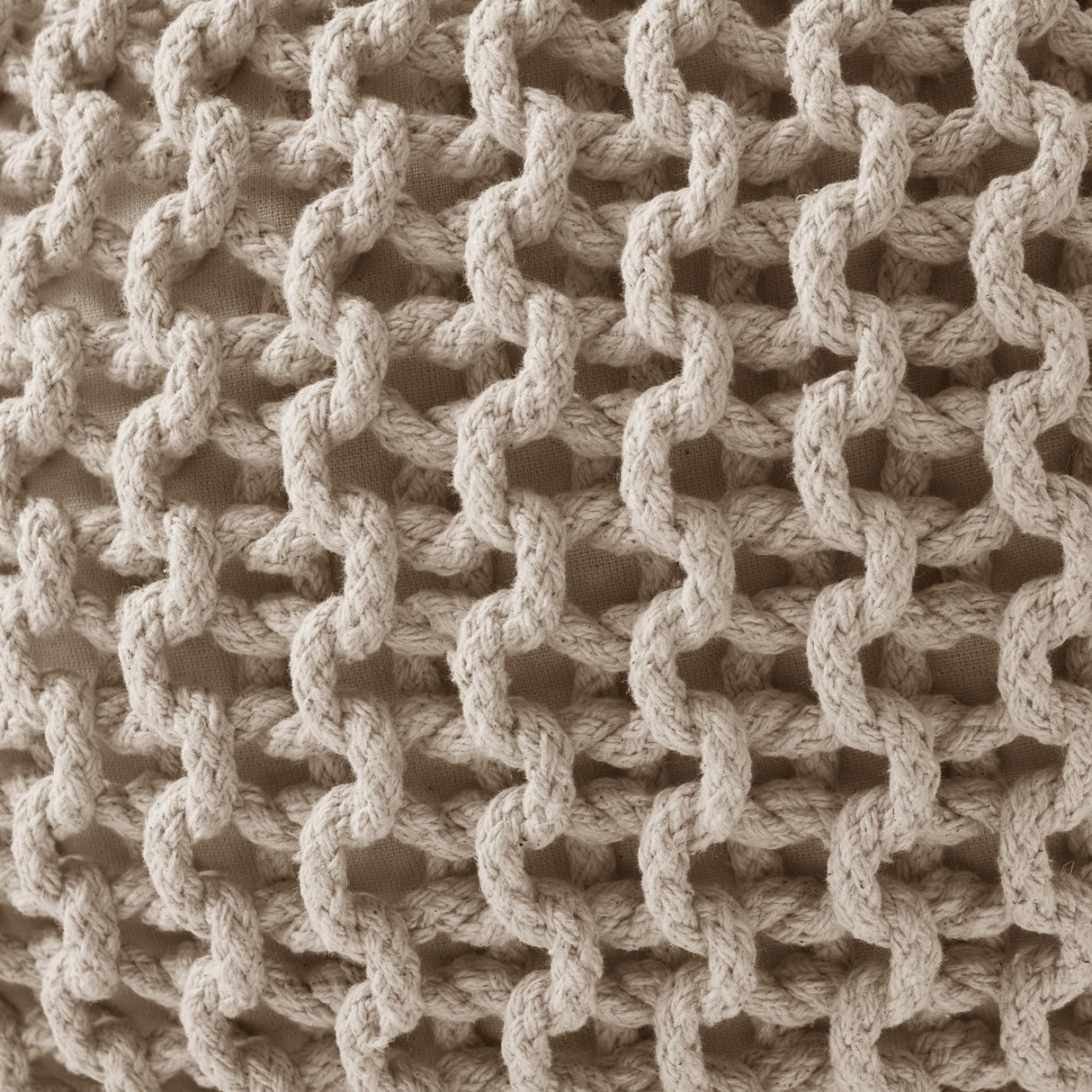 Foot Rest Stuffed – 20” Diameter x 14” Tall Cozy Floor Pouf for Living Room, Bedroom,