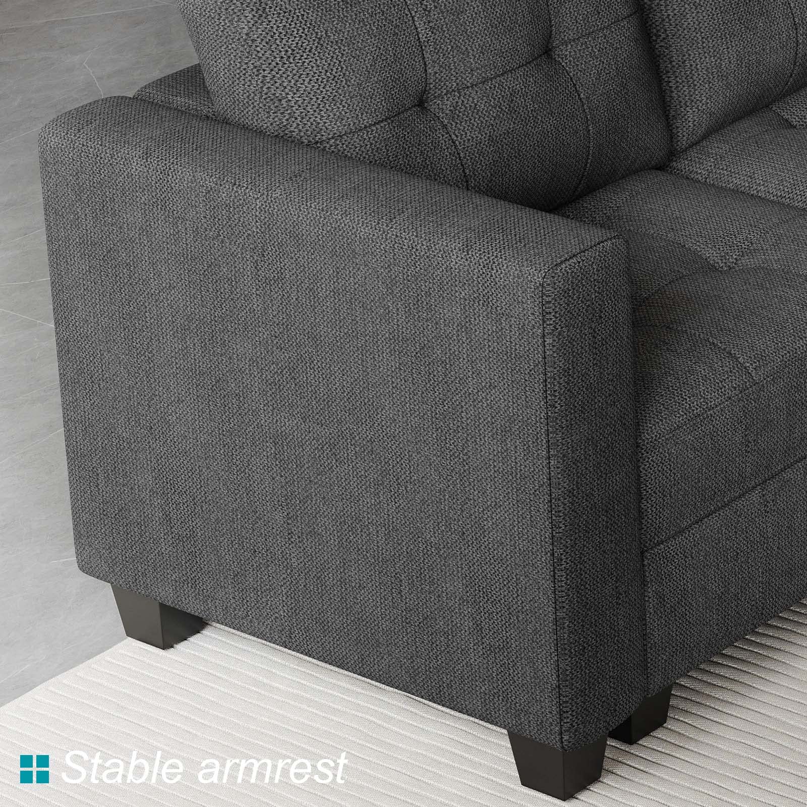 Reversible Storage Modular U-Shape Sectional Sofa Couch
