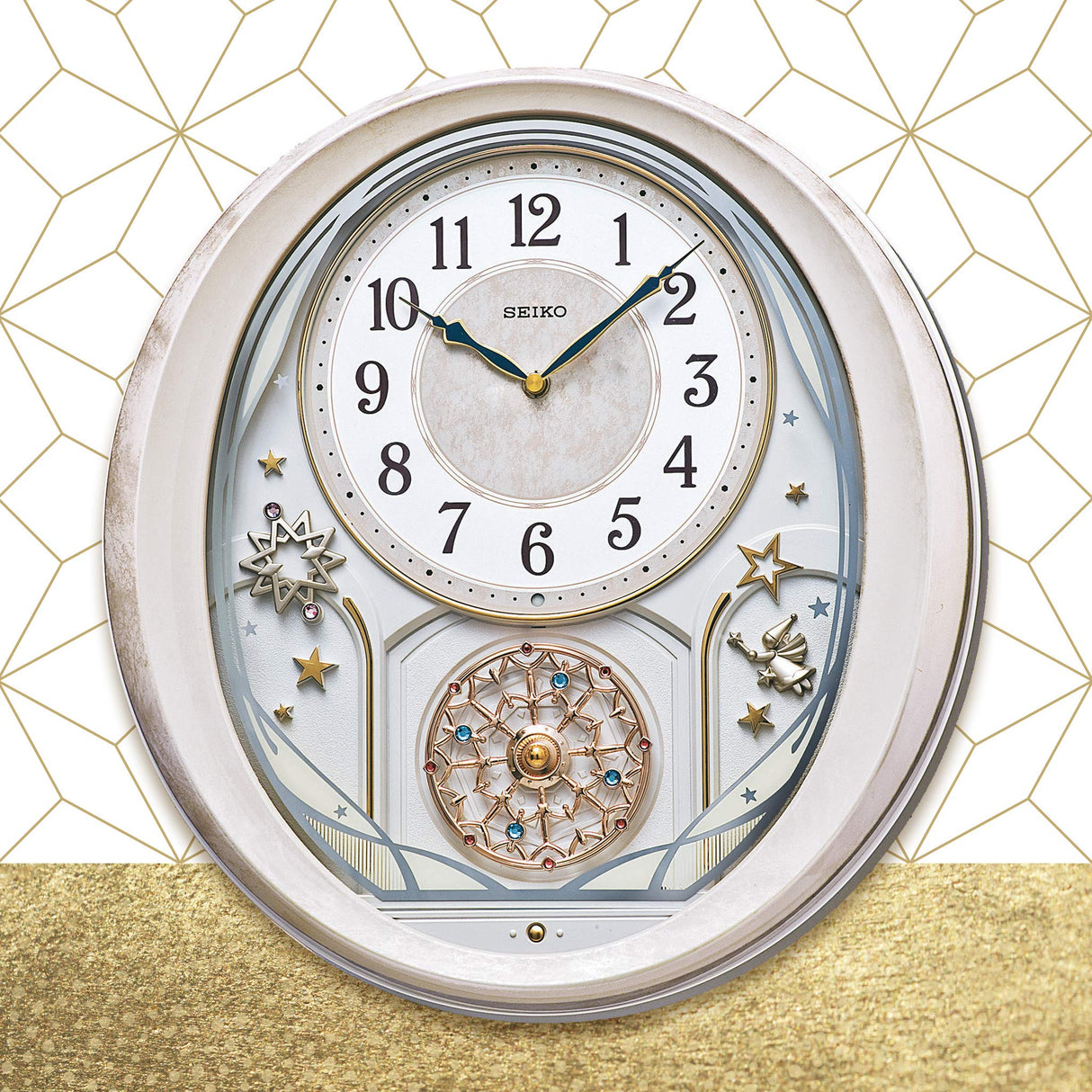 Melodies in Motion Wall Clock, Twinkle & Magic Bright Star