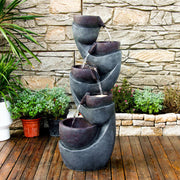 Small Fountain Modern Bowls Artistry Garden Fountains Waterfall Indoor Floor Standing