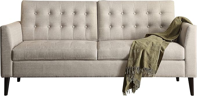 para Sofa Couch/Easy, Tool-Free Assembly, Soft Gray