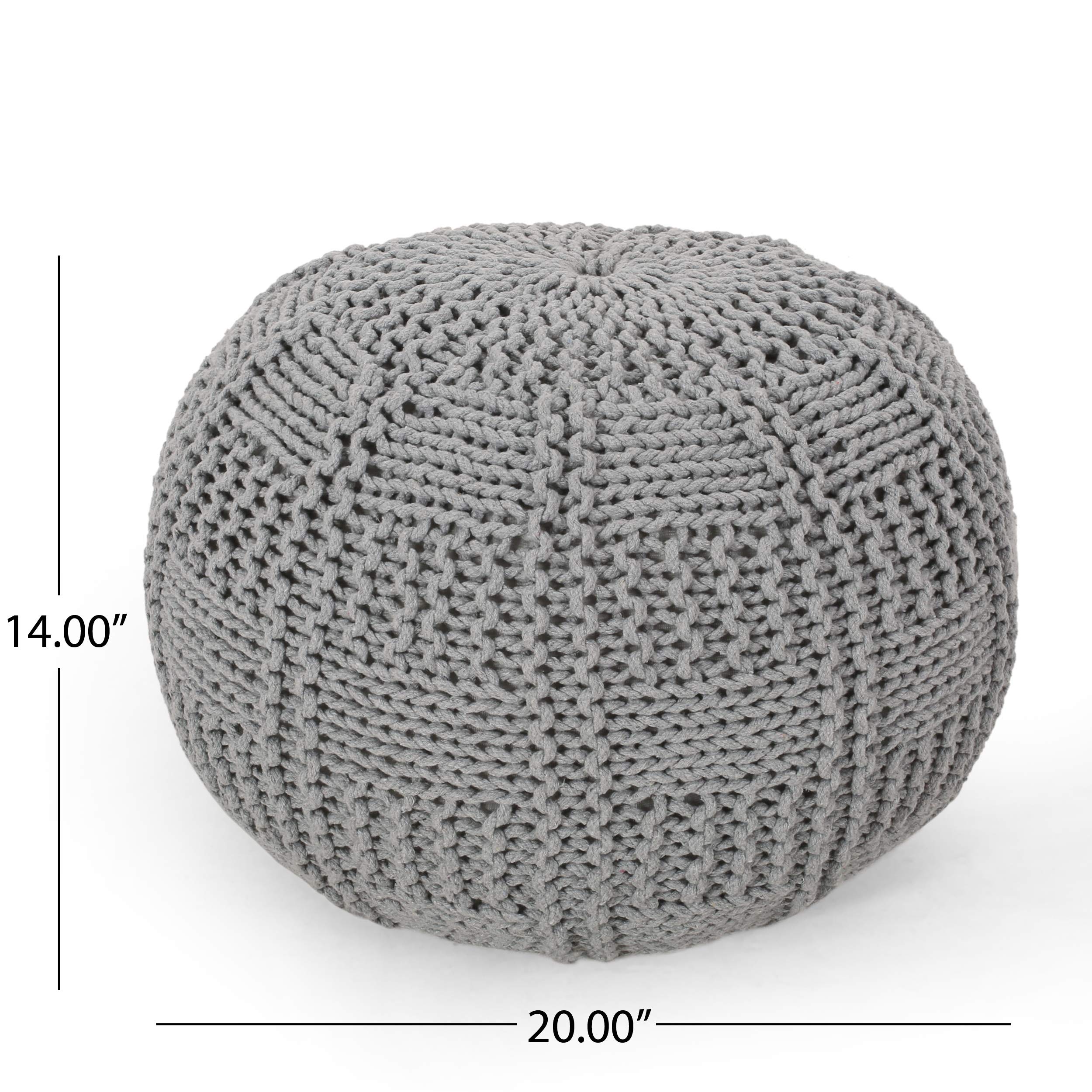 Hortense Pouf, Gray