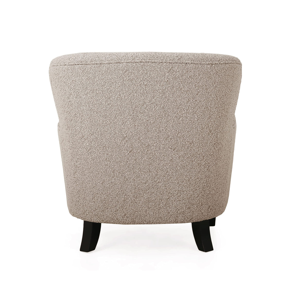 Hartshorn Club Chair, Warm Stone Gray + Matte Black