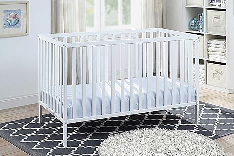 3 in 1 Convertible Crib, Pastel Pink
