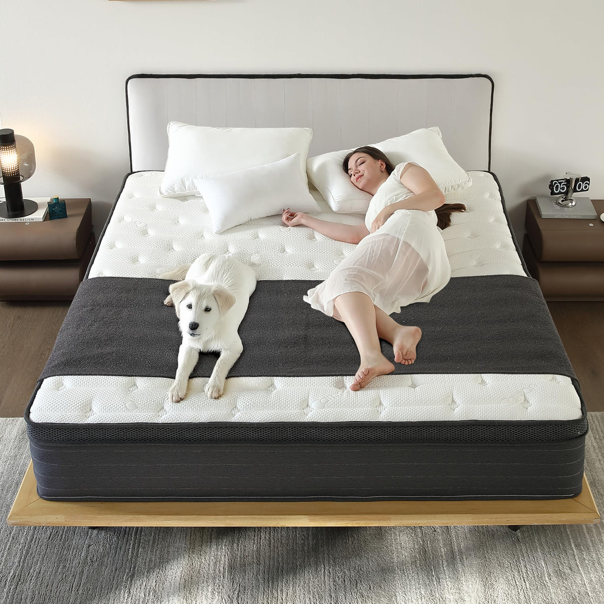 Hybrid Mattress Full Size, 12 Inch Firm Full Mattresses