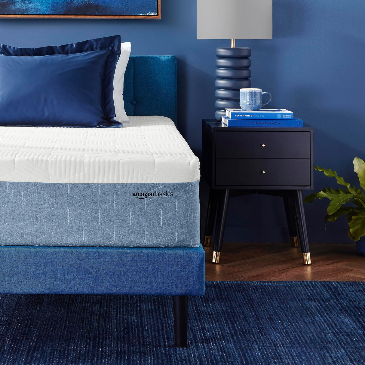 Gel Memory Foam Mattress, Medium Firm, Cooling, Twin Size Mattress, CertiPUR-US