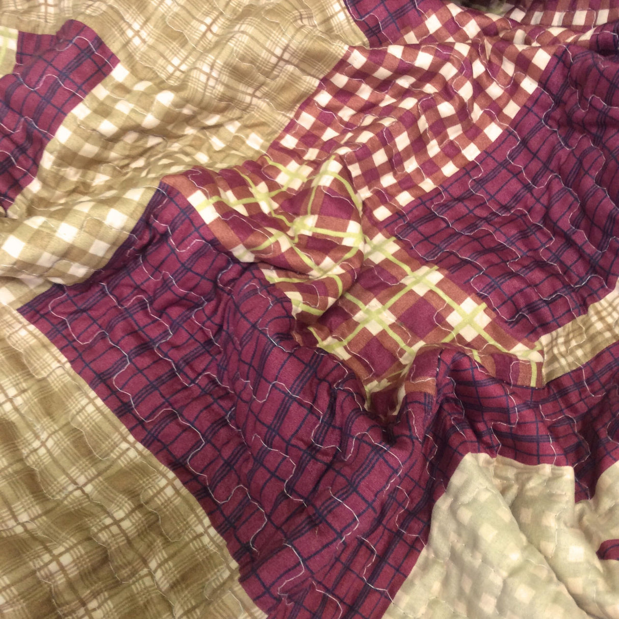 2 Piece Full/Queen Lodge Quilt Bedding Set - Rustic Country Reversible Comforter Set