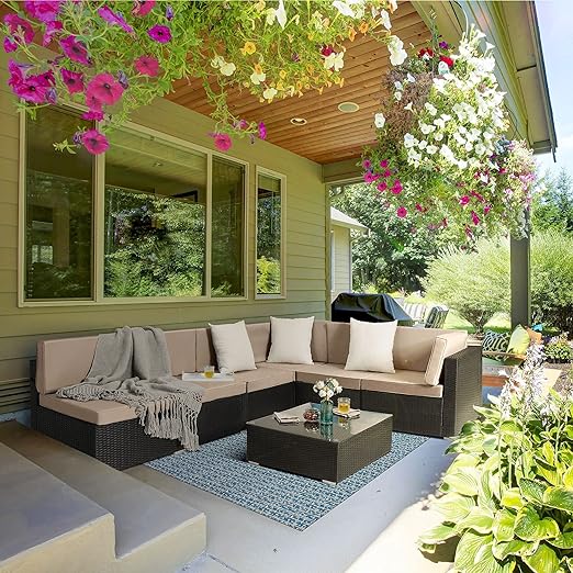 Outdoor Sectional Furnitureļ¼Wicker Patio sectional Furniture Sets