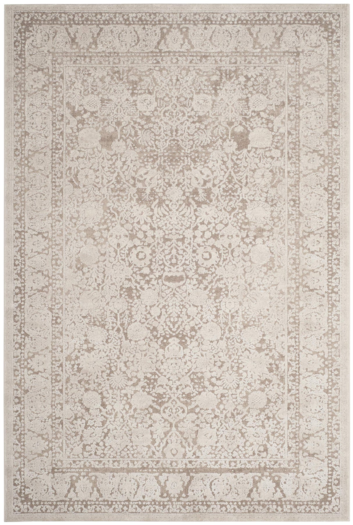9x12 Area Rug - Reflection Collection - Beige & Cream Non-Shedding