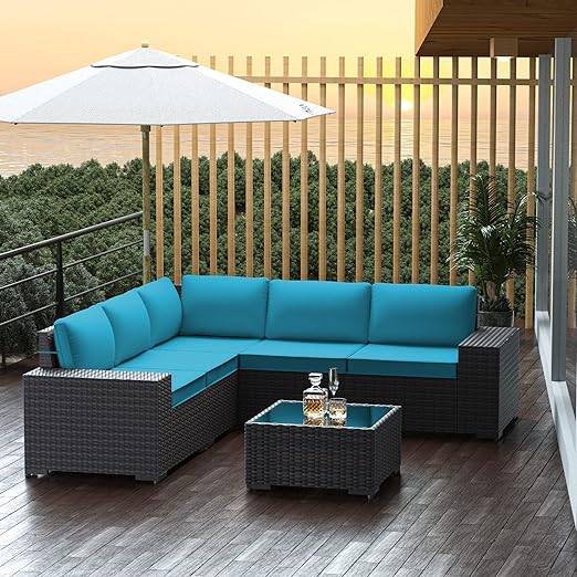 Outdoor Patio Furniture Set with Propane Fire Pit Table