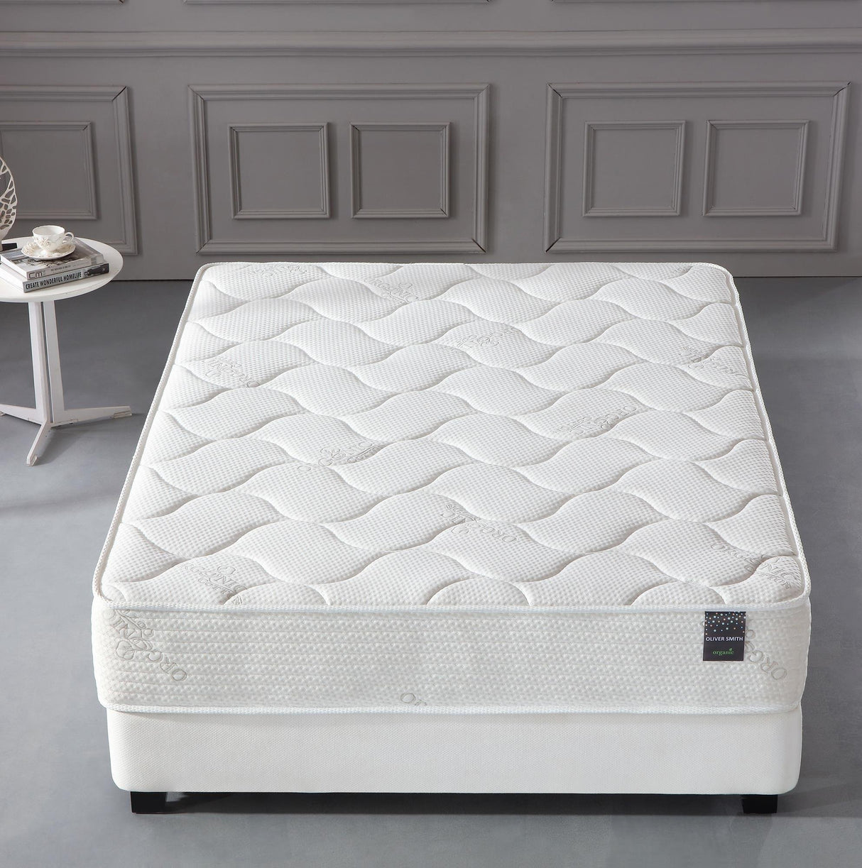 Organic Cotton - 10 Inch - Comfort Firm Sleep - Cool Memory Foam & Pocket Spring Mattress
