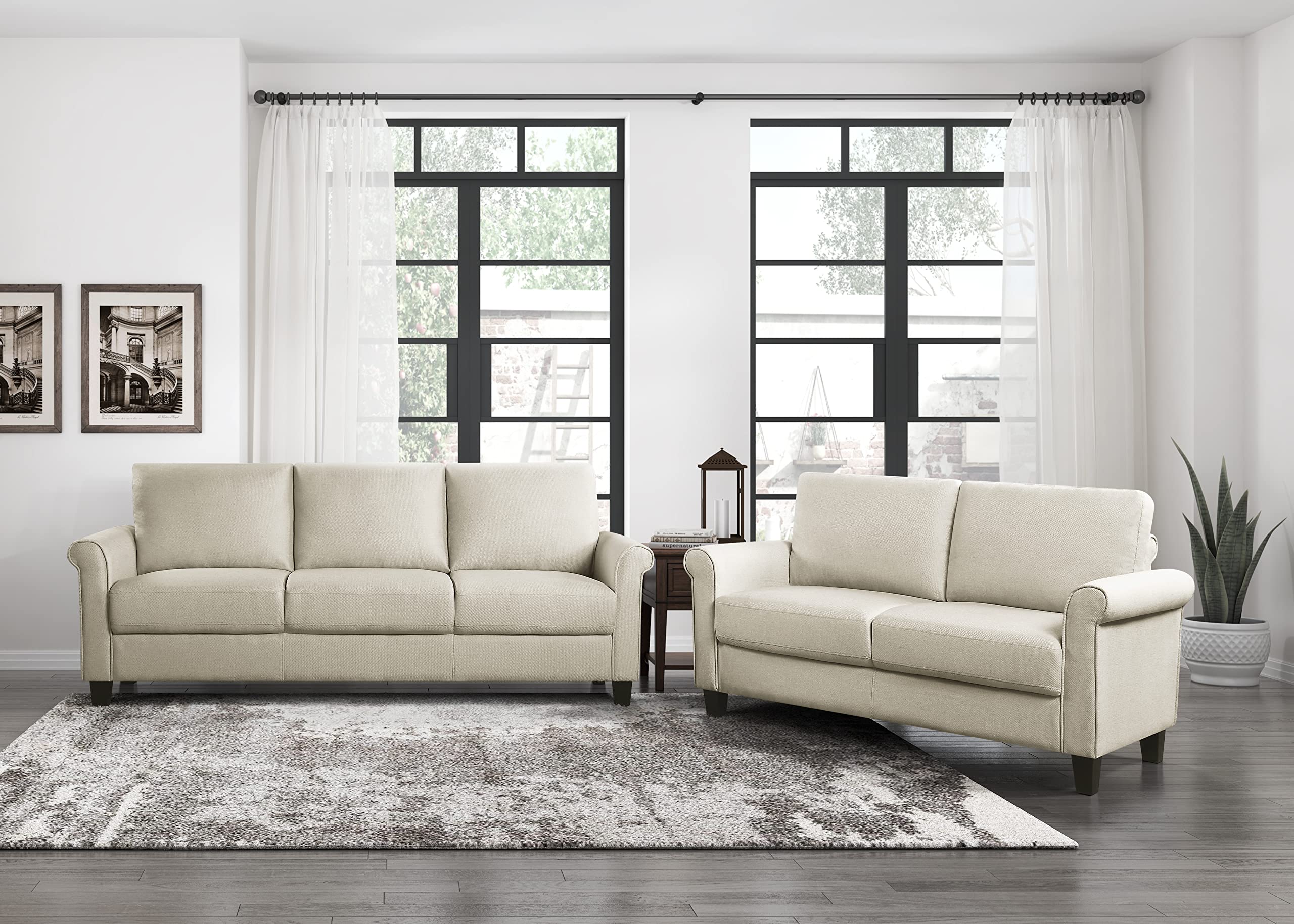 Mendota Living Room Sofa, Beige