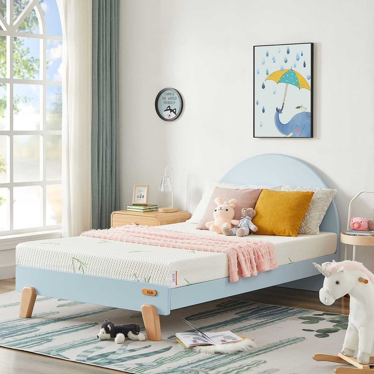 Twin Mattress, 5 Inch Memory Foam Mattress in a Box