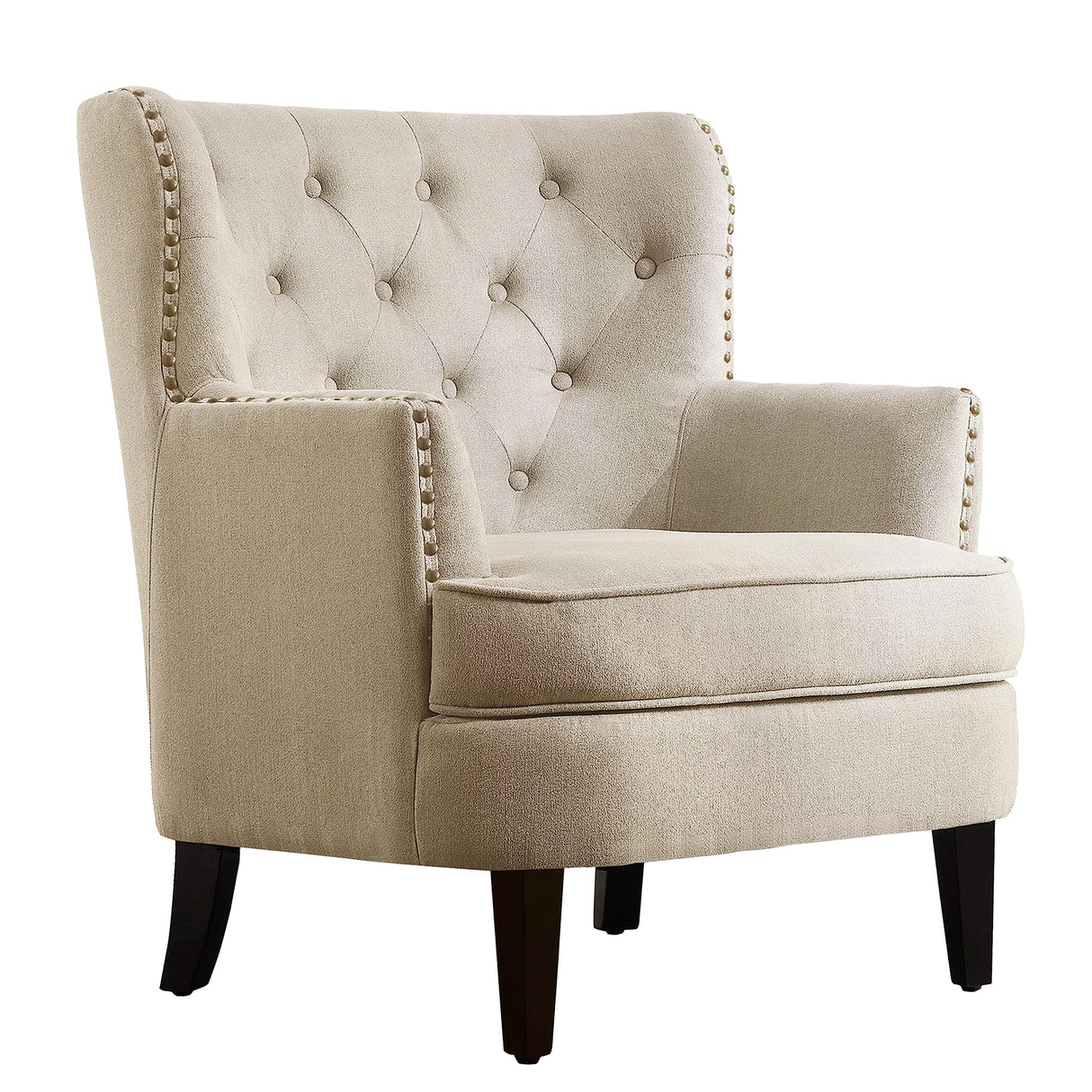 Atlas Accent Chair Mid-Century Modern Chair Upholstered Lounge Arm Chair Cozy