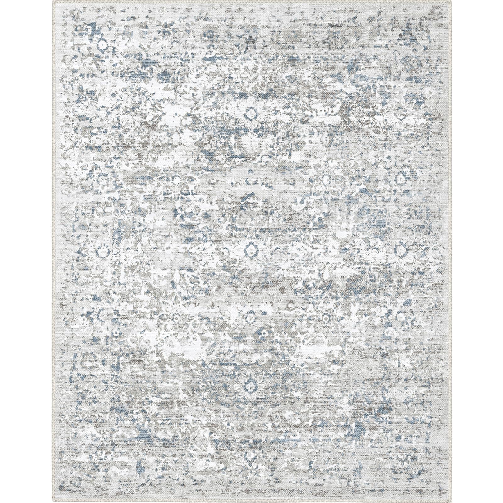 SONGLET 8x10 Area Rugs for Living Room, Washable Rugs, Non-Slip Backing Rug for Under Dining Table Bedroom Farmhouse Nursery Home Office