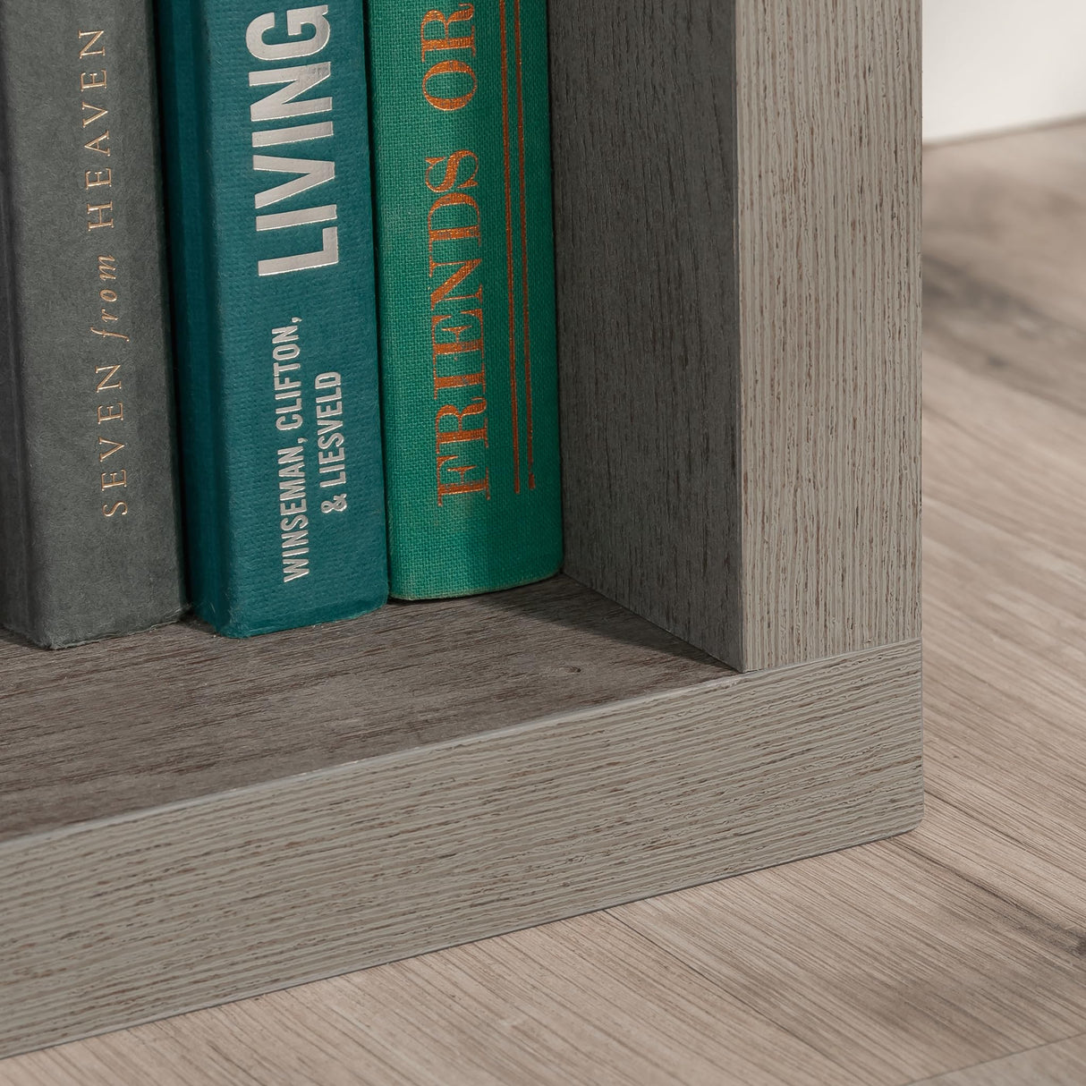 Miscellaneous Storage 4-Cube Organizer Storage Bookcase/Pantry cabinets, Mystic Oak