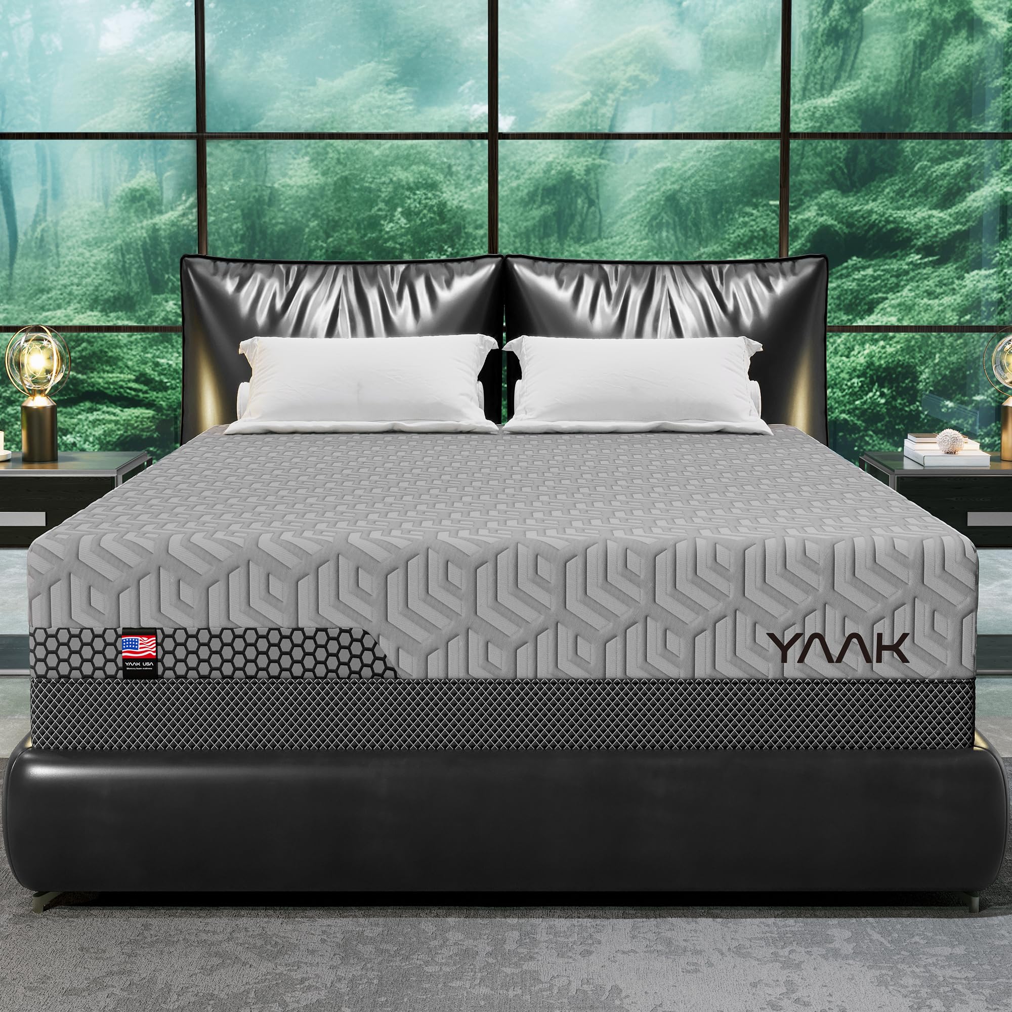 Queen 14 Inch Memory Foam Mattress in a Box for Back Pain