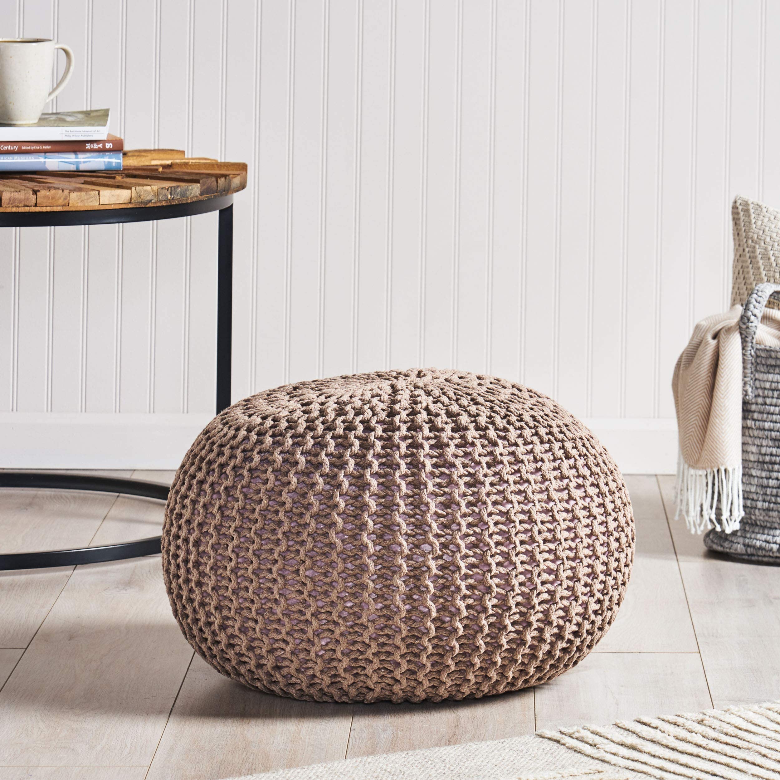 Nahunta Pouf, Brown