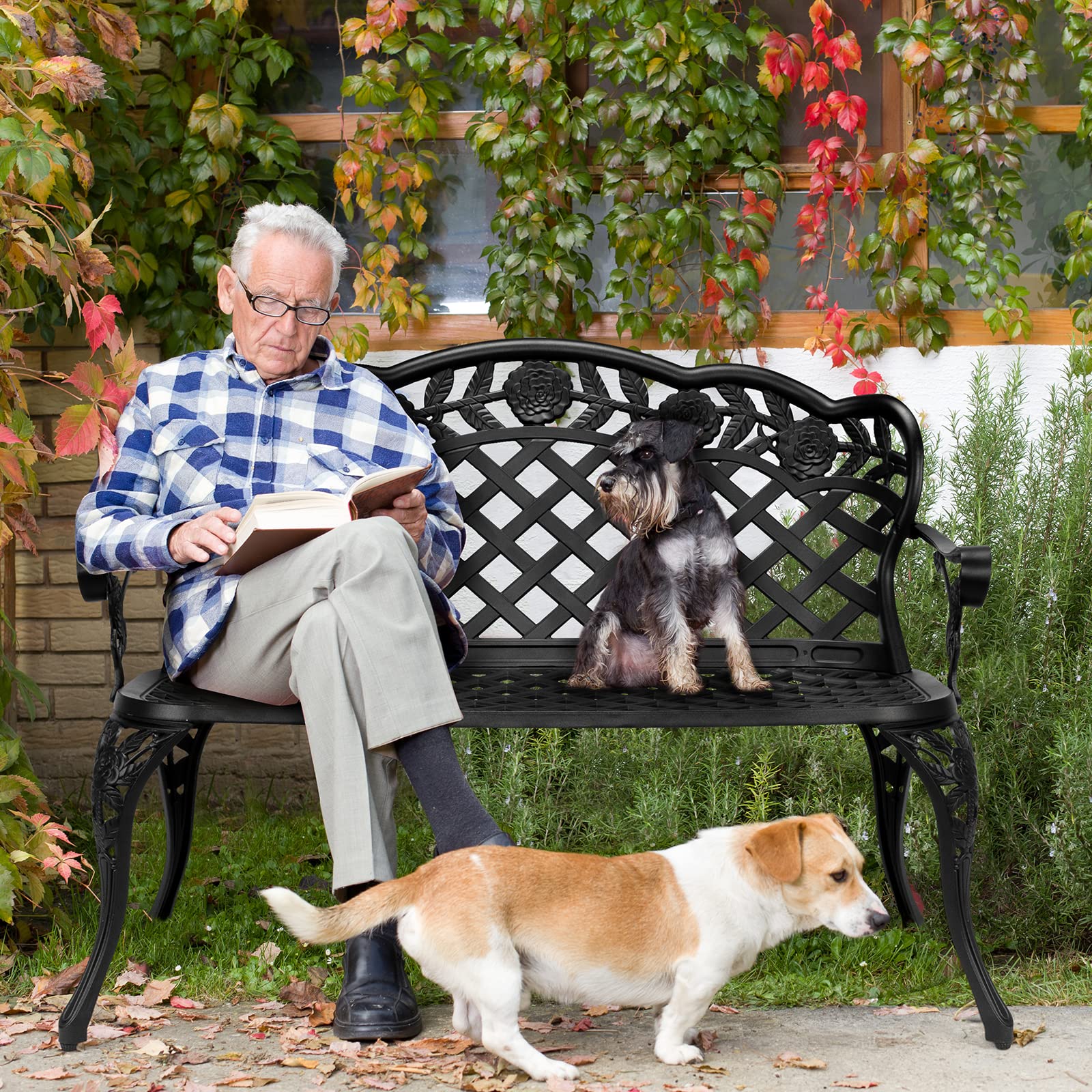 Outdoor Bench, Antique Garden Bench