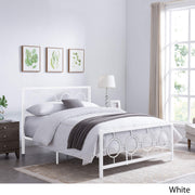 Doris Queen-Size Geometric Platform Bed Frame
