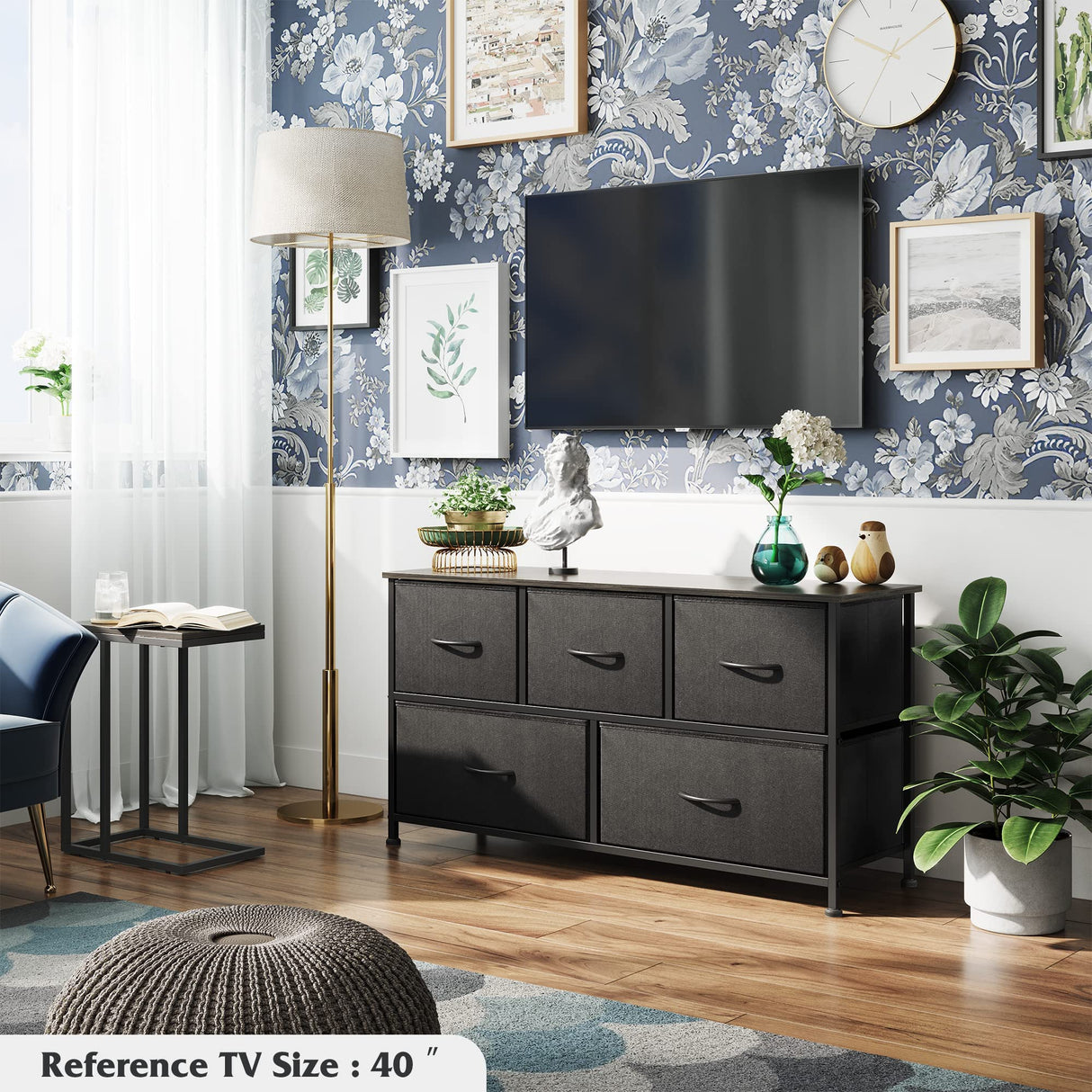 5 Drawers Dresser and 16 Drawers Dresser Set