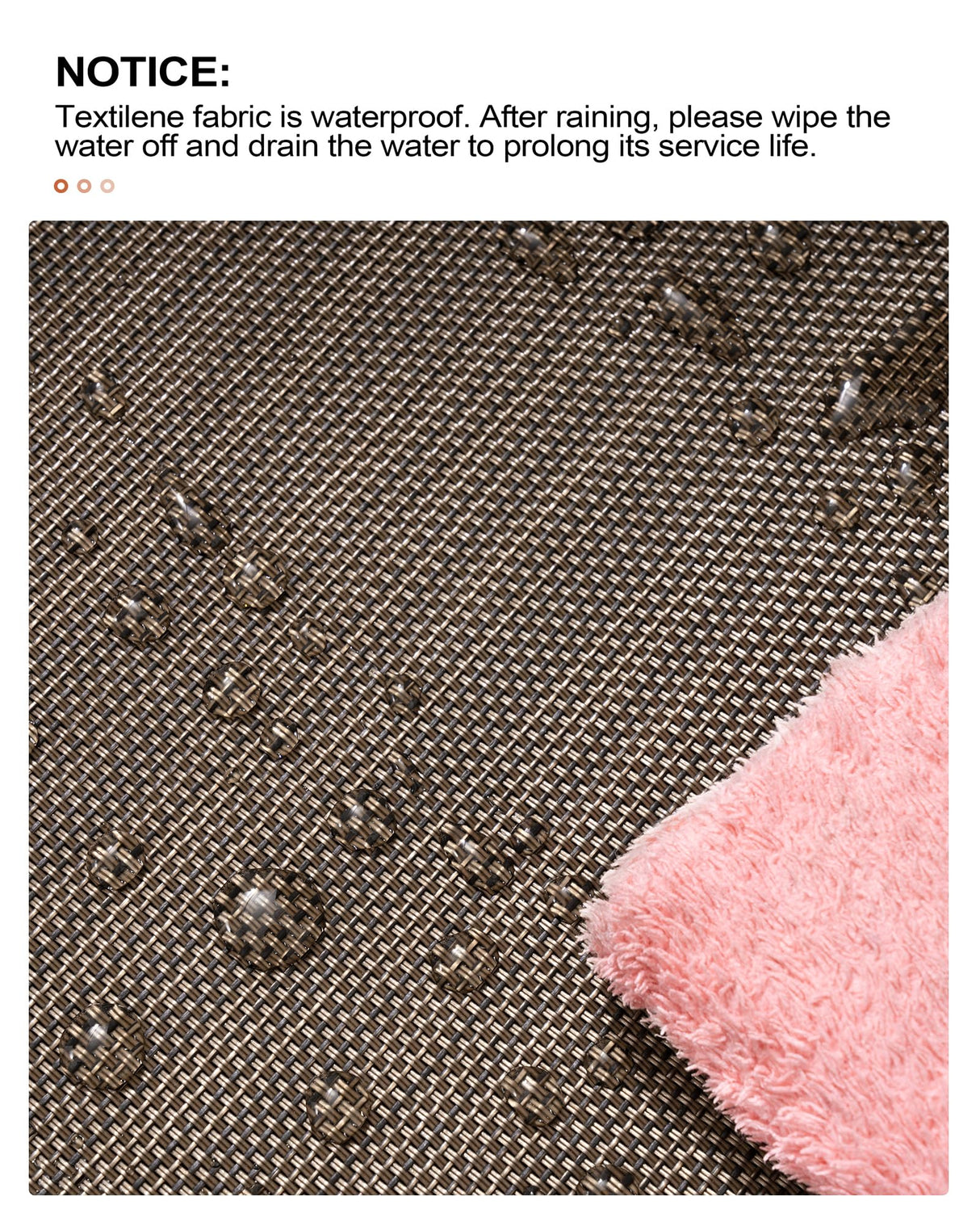 Crestlive Products Aluminum Adjustable Chaise Lounge Chair Five-Position and Full Flat Outdoor Recliner All Weather 2PCS Brown