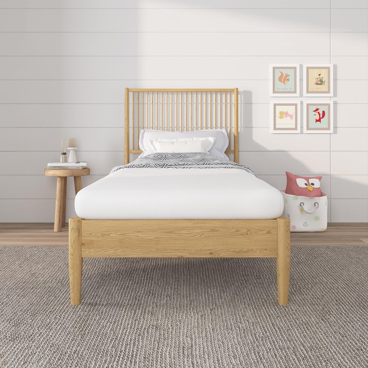 5 Inch, Twin Mattress, Memory Foam White Mattress