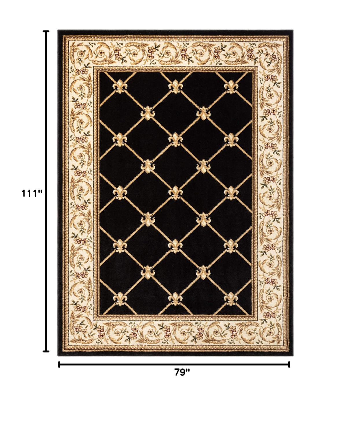 Patrician Trellis Red Runner Rug 2'7" x 12' - Traditional French Lattice Design