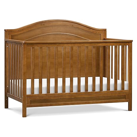 4-in-1 Convertible Crib in Espresso, Greenguard Gold Certified