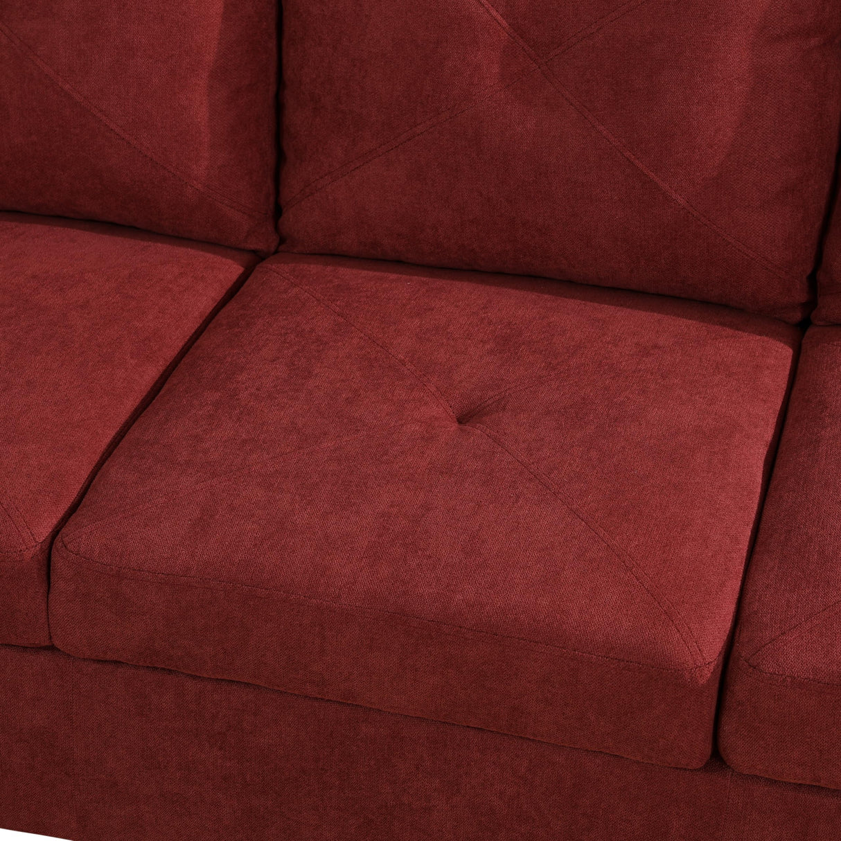 Couches for Living Room 2-Piece Modern Couch with Right Chaise Sectional