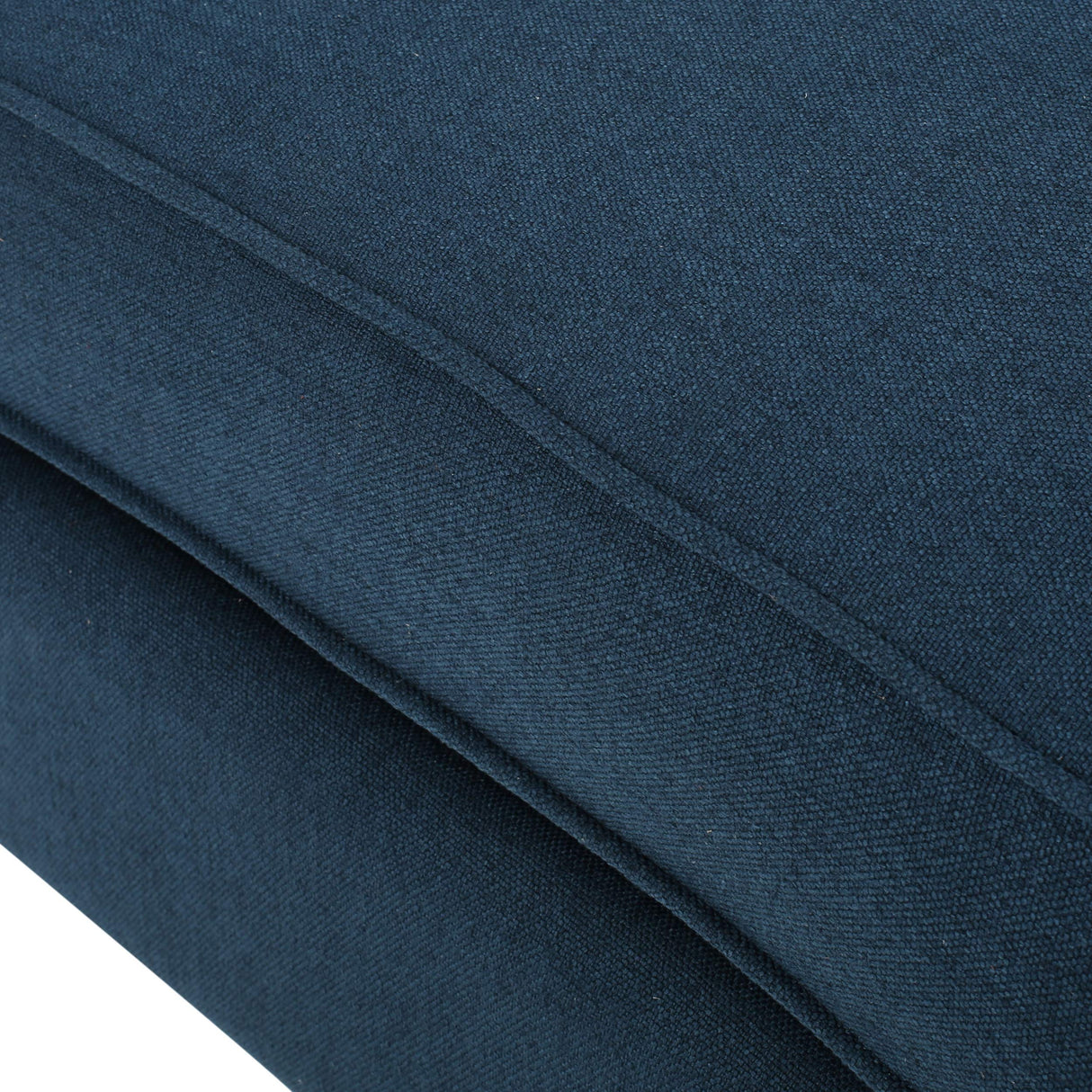 Earlean Fabric Recliner (Set of 2), Navy Blue, Dark Brown