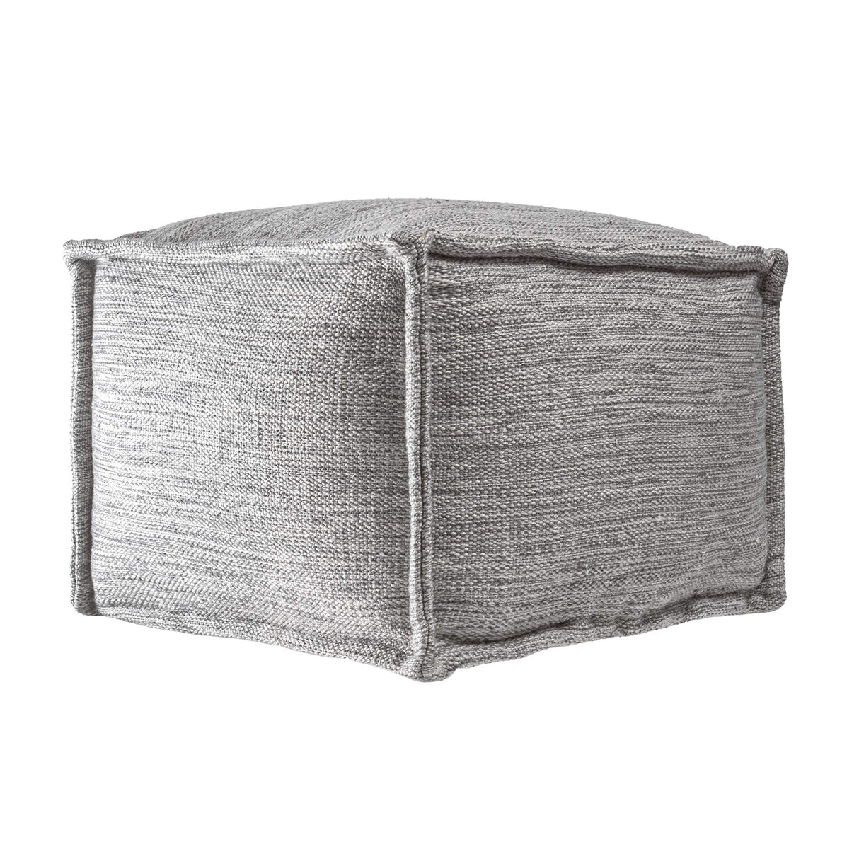 Sofia Casual Solid Indoor/Outdoor Filled Ottoman Pouf 14" x 20" x 20"